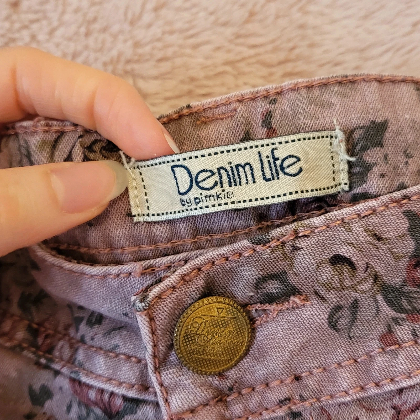 Short fleuri vintage – photo 3